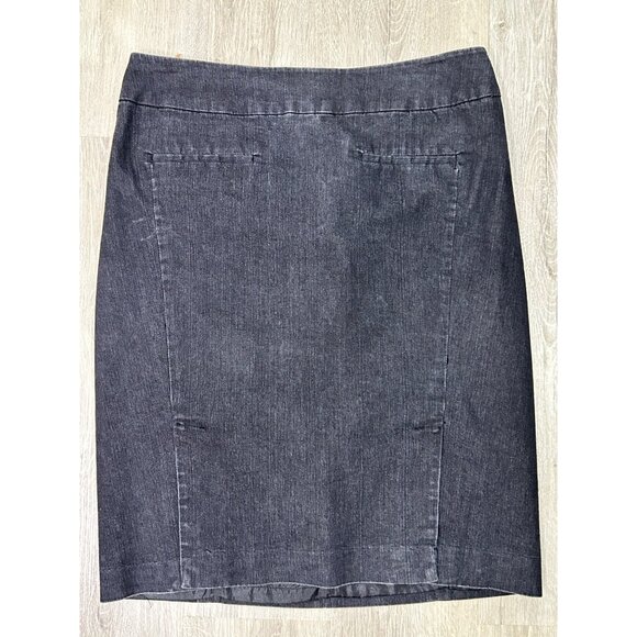 Focus 2000 Denim skirt Womens Retro 90's y2k Grunge Punk Straight Pencil size 6 - Picture 1 of 9